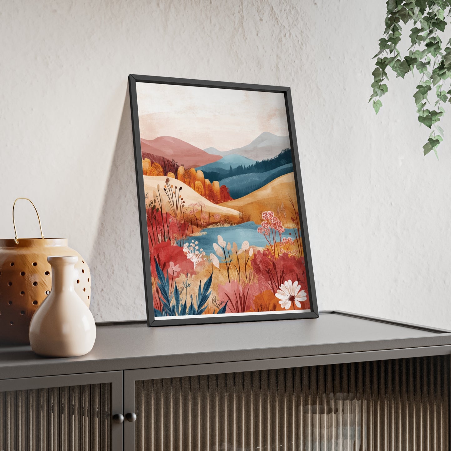 Traumlandschaft in gemütlichen Farben