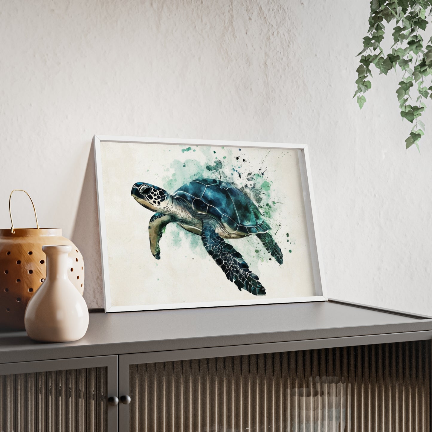 Schildkröte im Wasserfarbenstil