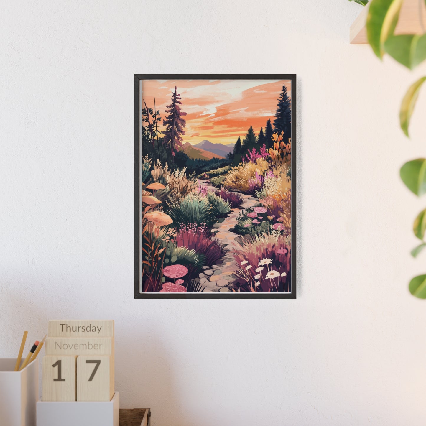 Fantsasielandschaft in traumhaften Farben