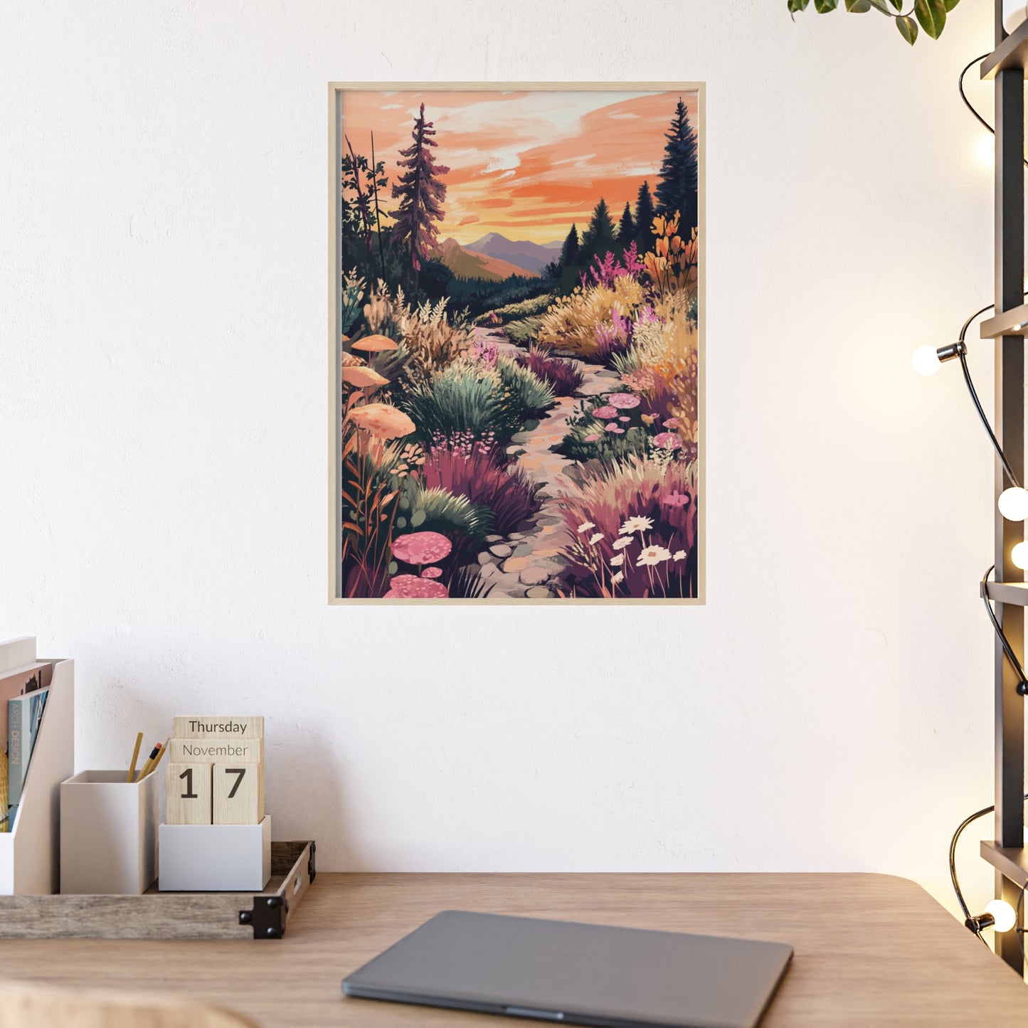 Fantsasielandschaft in traumhaften Farben