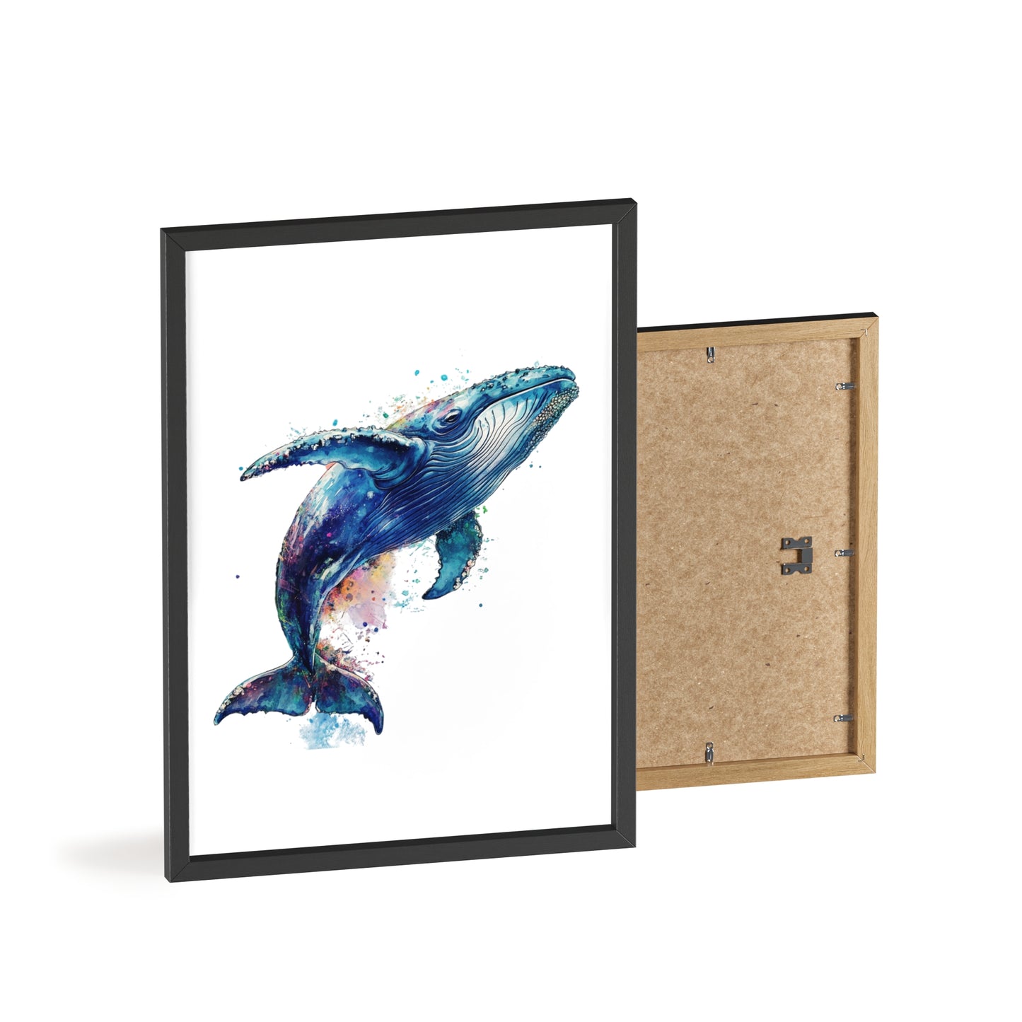 Wal im Wasserfarbenstil