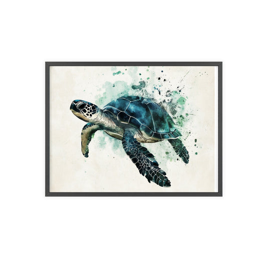 Schildkröte im Wasserfarbenstil