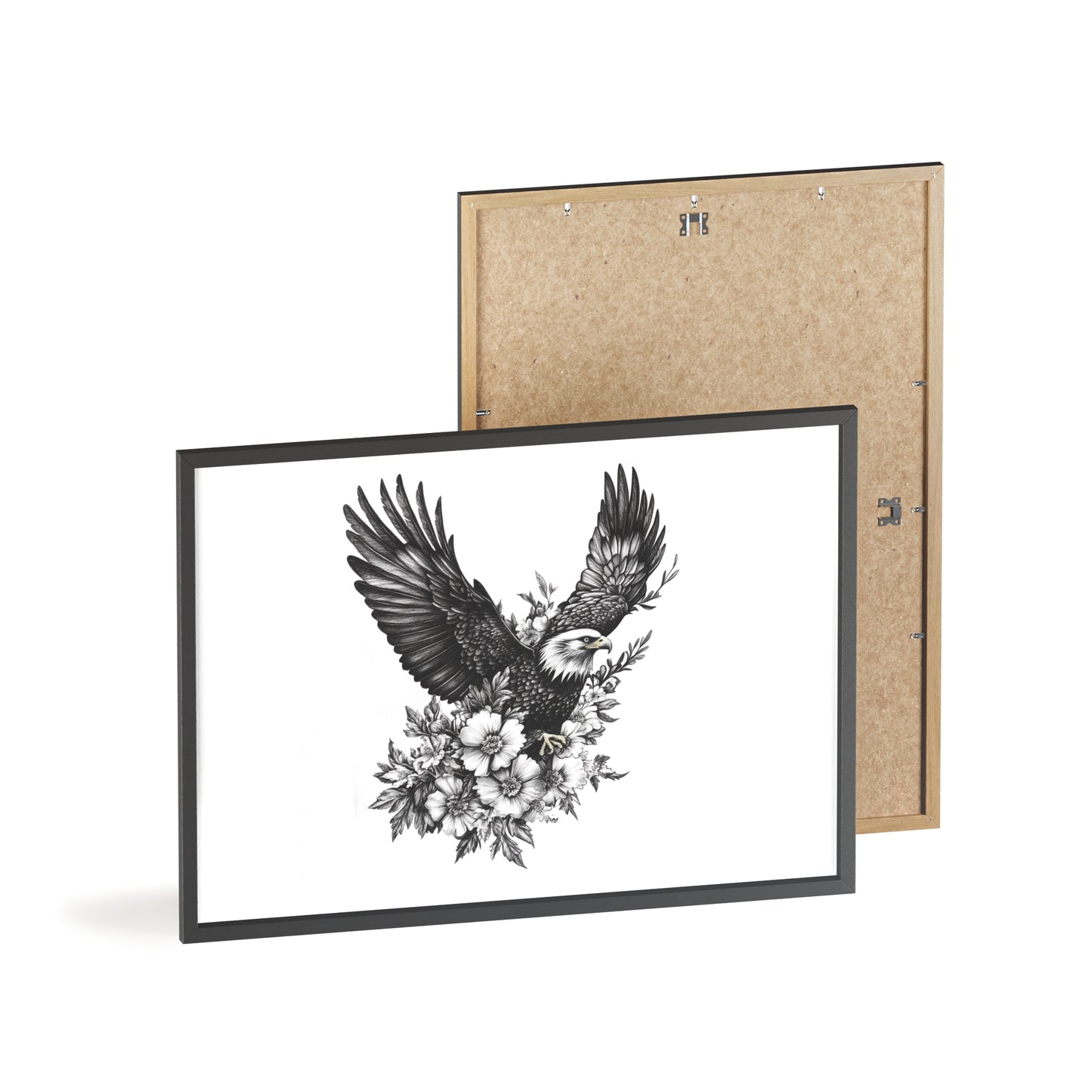 Adler mit Wildblütendesign