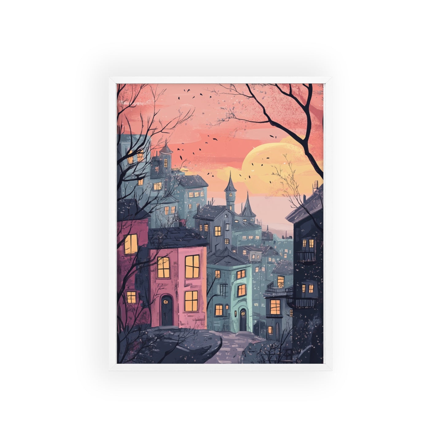 Nachtstimmung über der Stadt