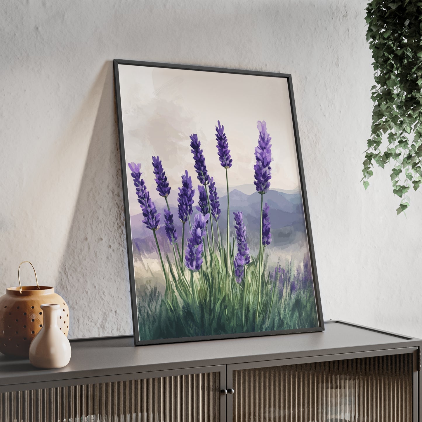 Lavendelblüten in der Wiese