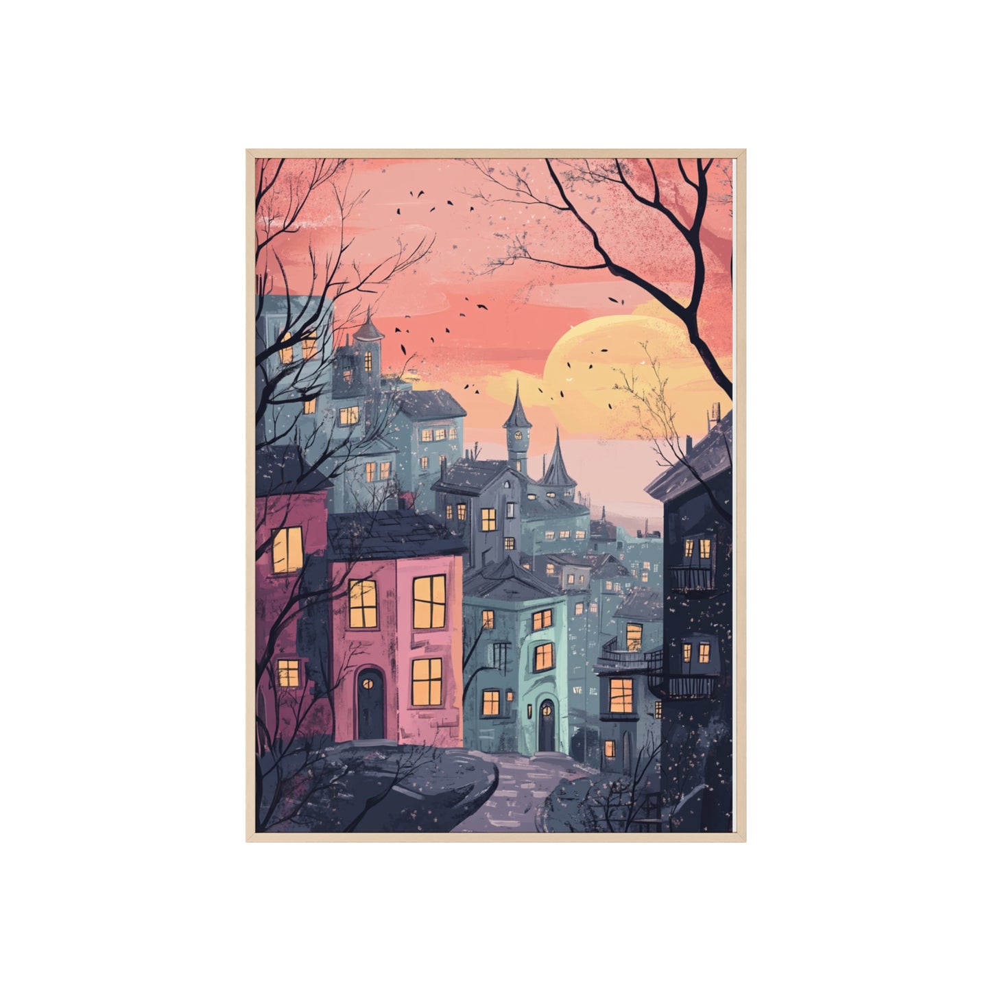 Nachtstimmung über der Stadt