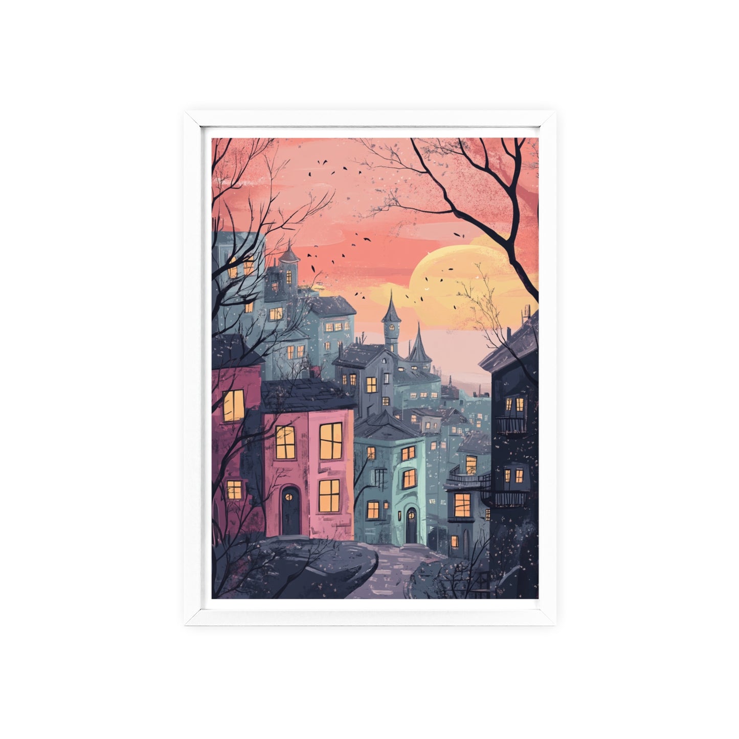 Nachtstimmung über der Stadt