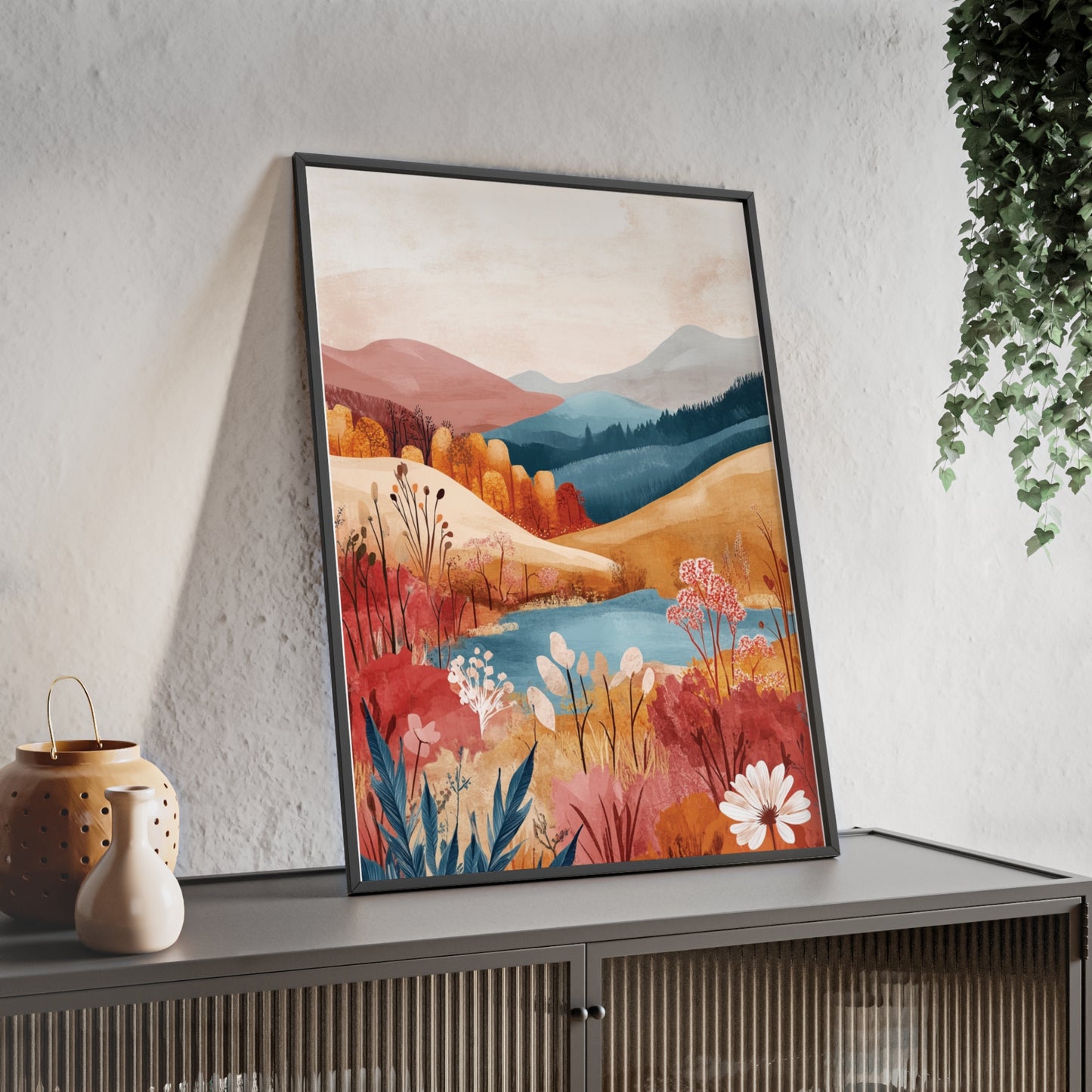 Traumlandschaft in gemütlichen Farben