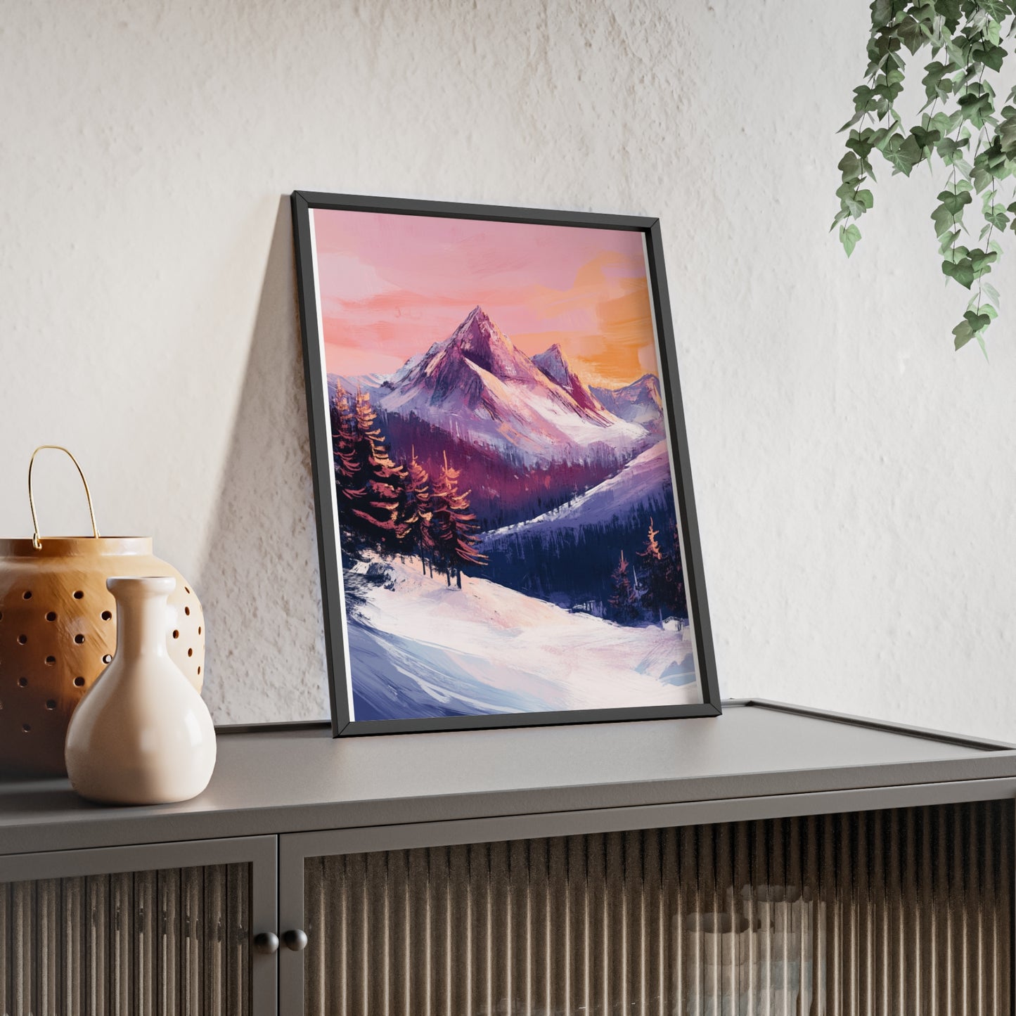 Berglandschaft in gemütlichen Farben