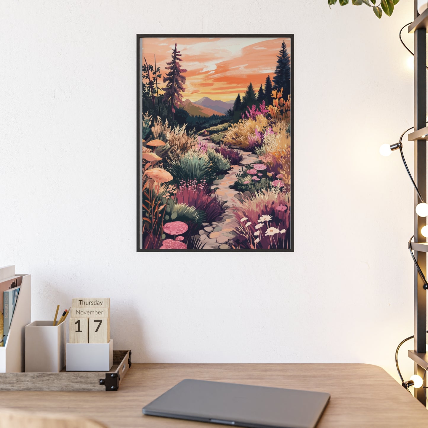 Fantsasielandschaft in traumhaften Farben