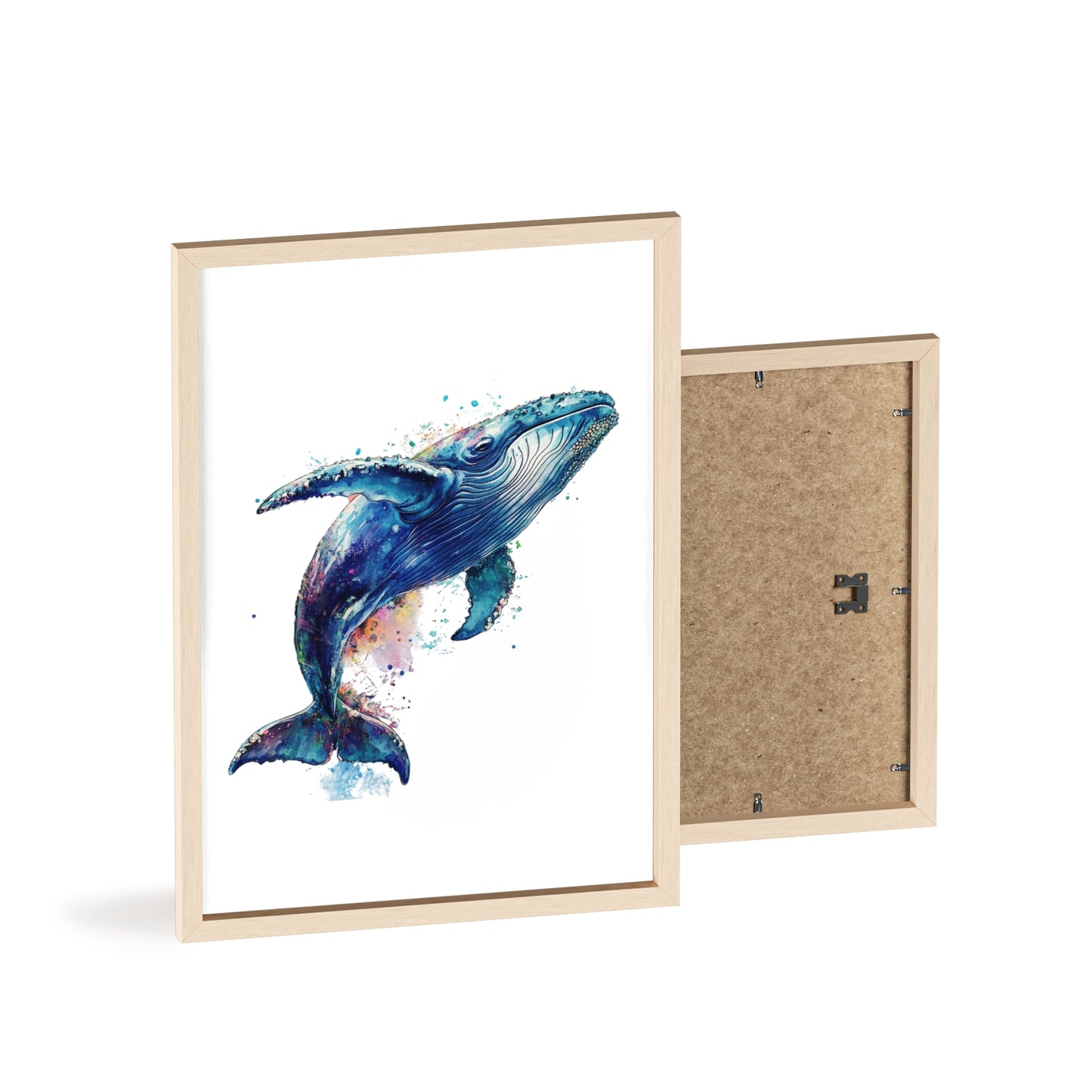 Wal im Wasserfarbenstil