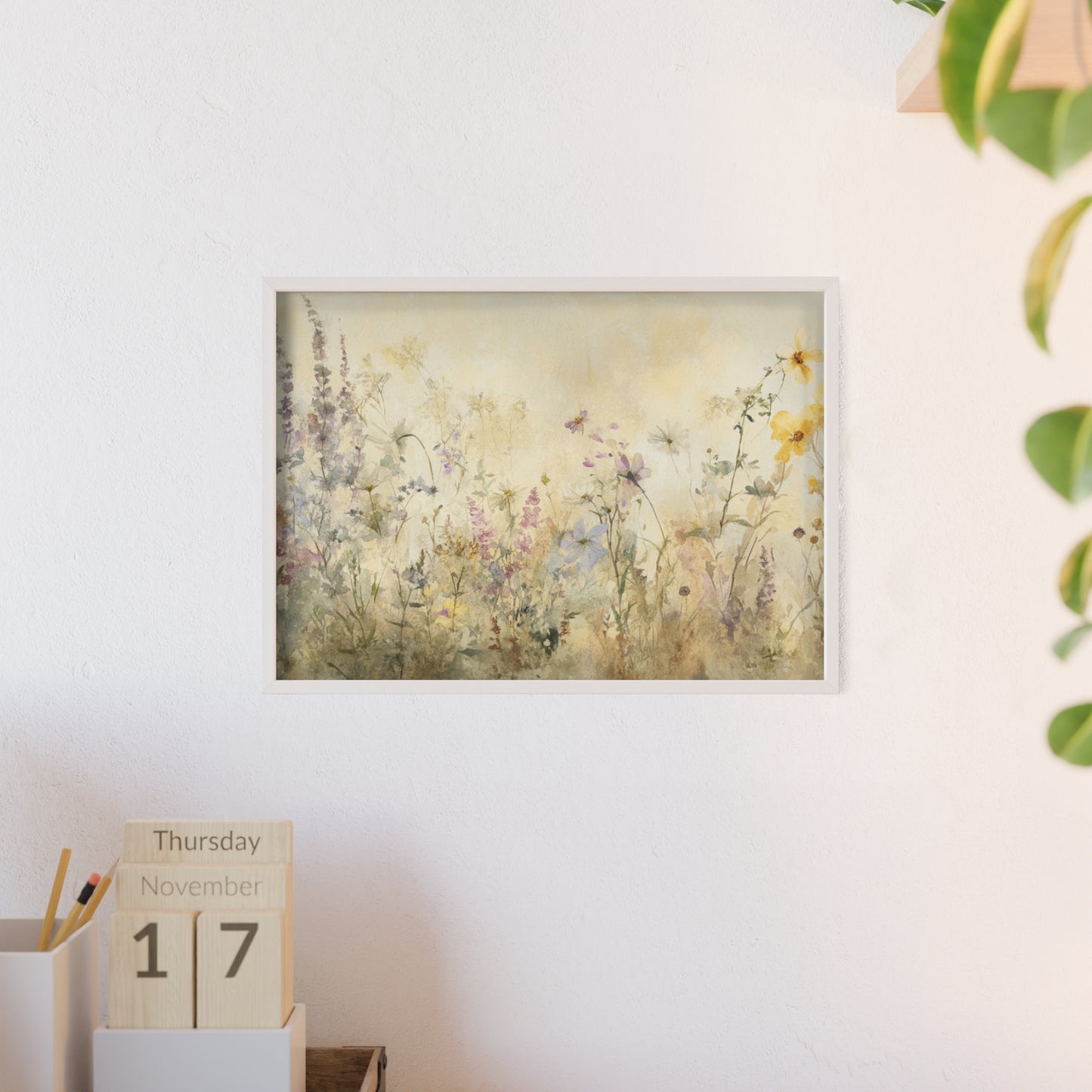 Wildblumen im Wasserfarbenstil