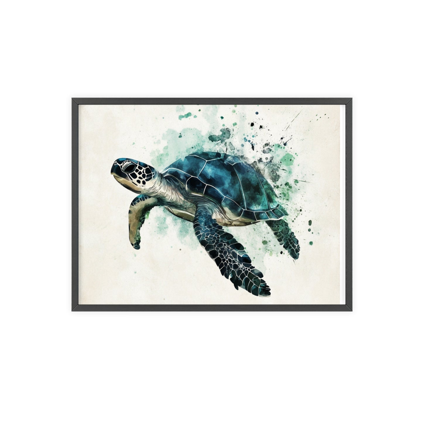 Schildkröte im Wasserfarbenstil