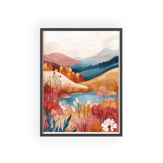 Traumlandschaft in gemütlichen Farben