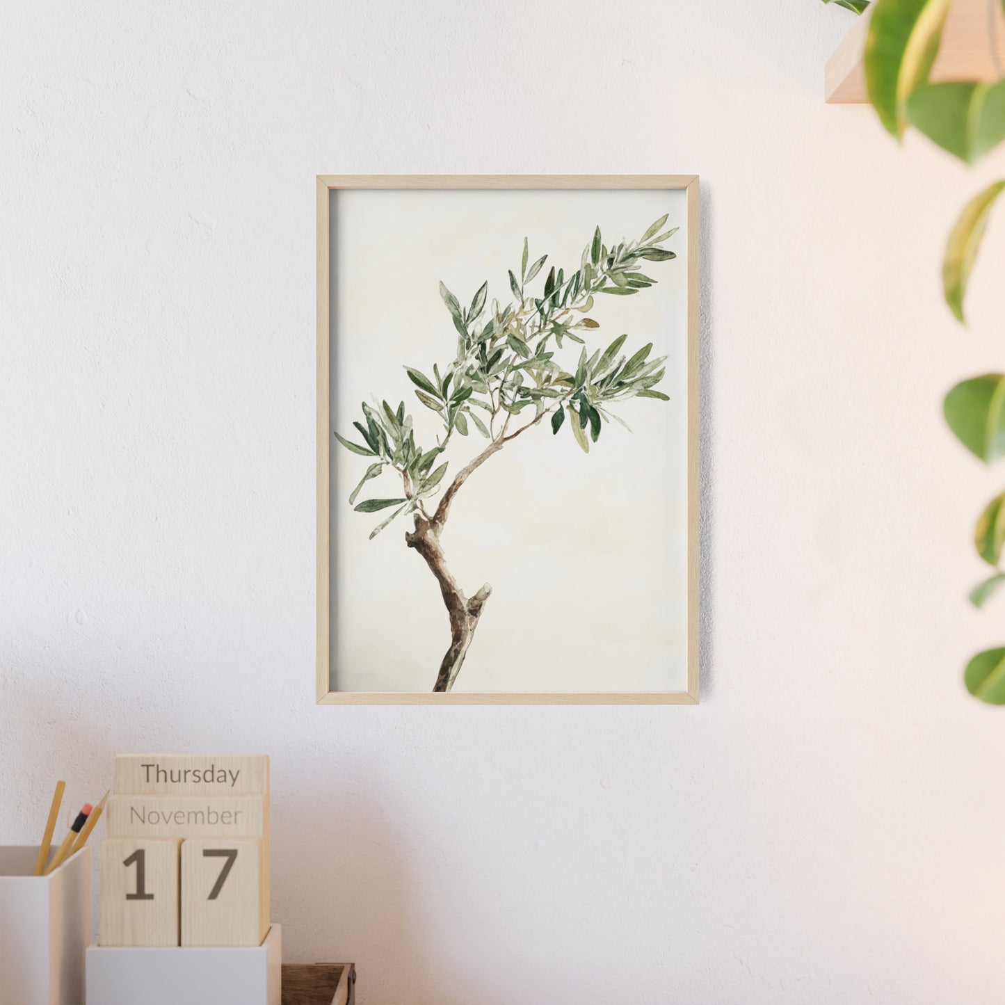 Schlichter Olivenzweig