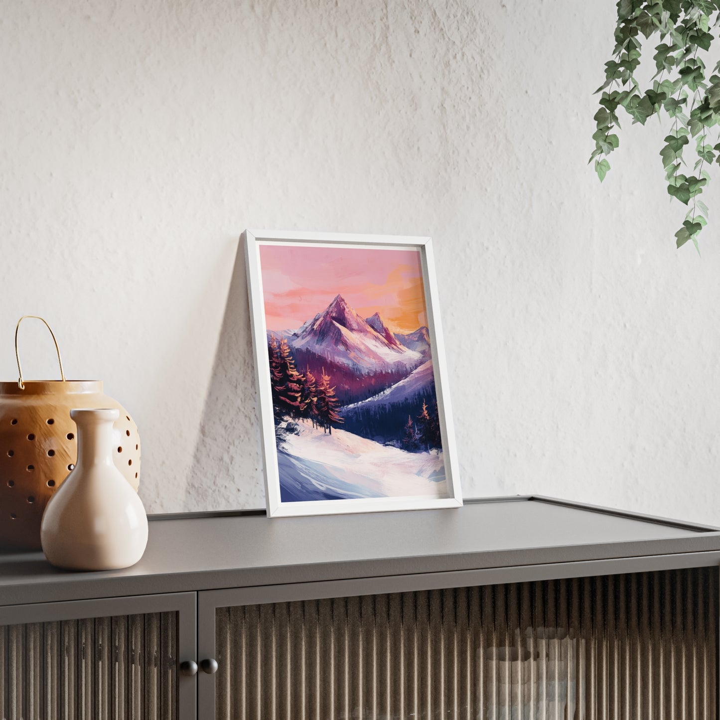 Berglandschaft in gemütlichen Farben