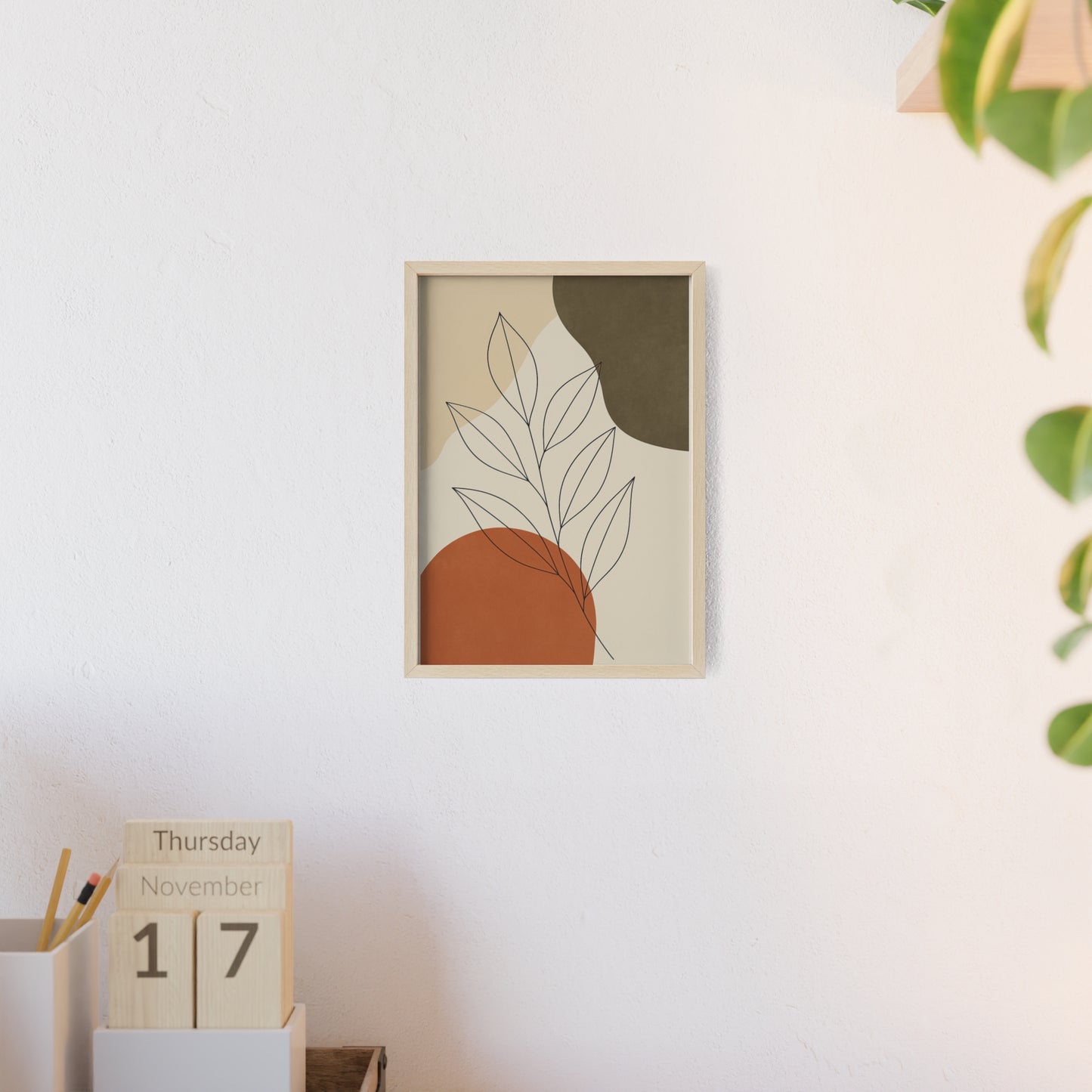 Abstraktes Blätterdesign