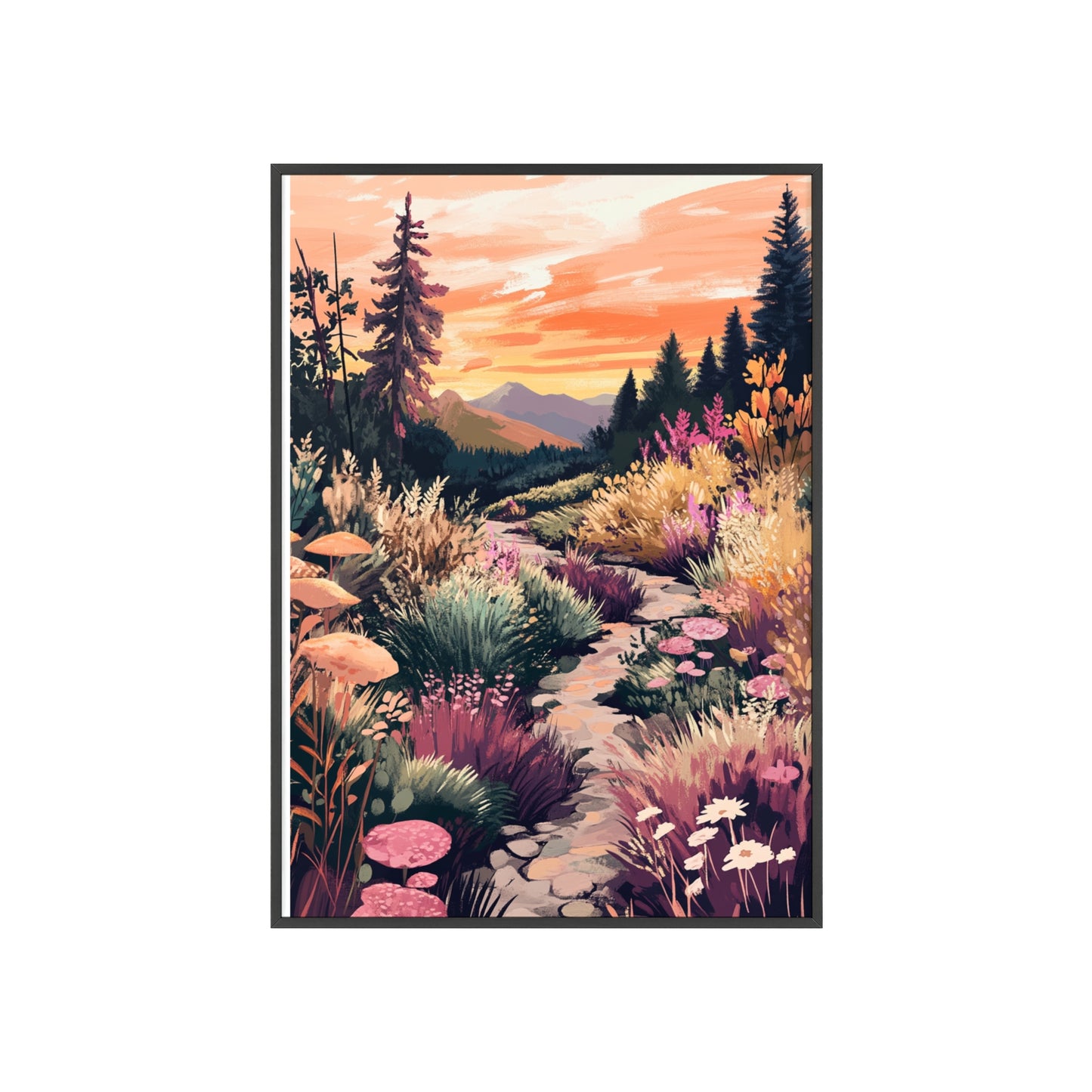 Fantsasielandschaft in traumhaften Farben