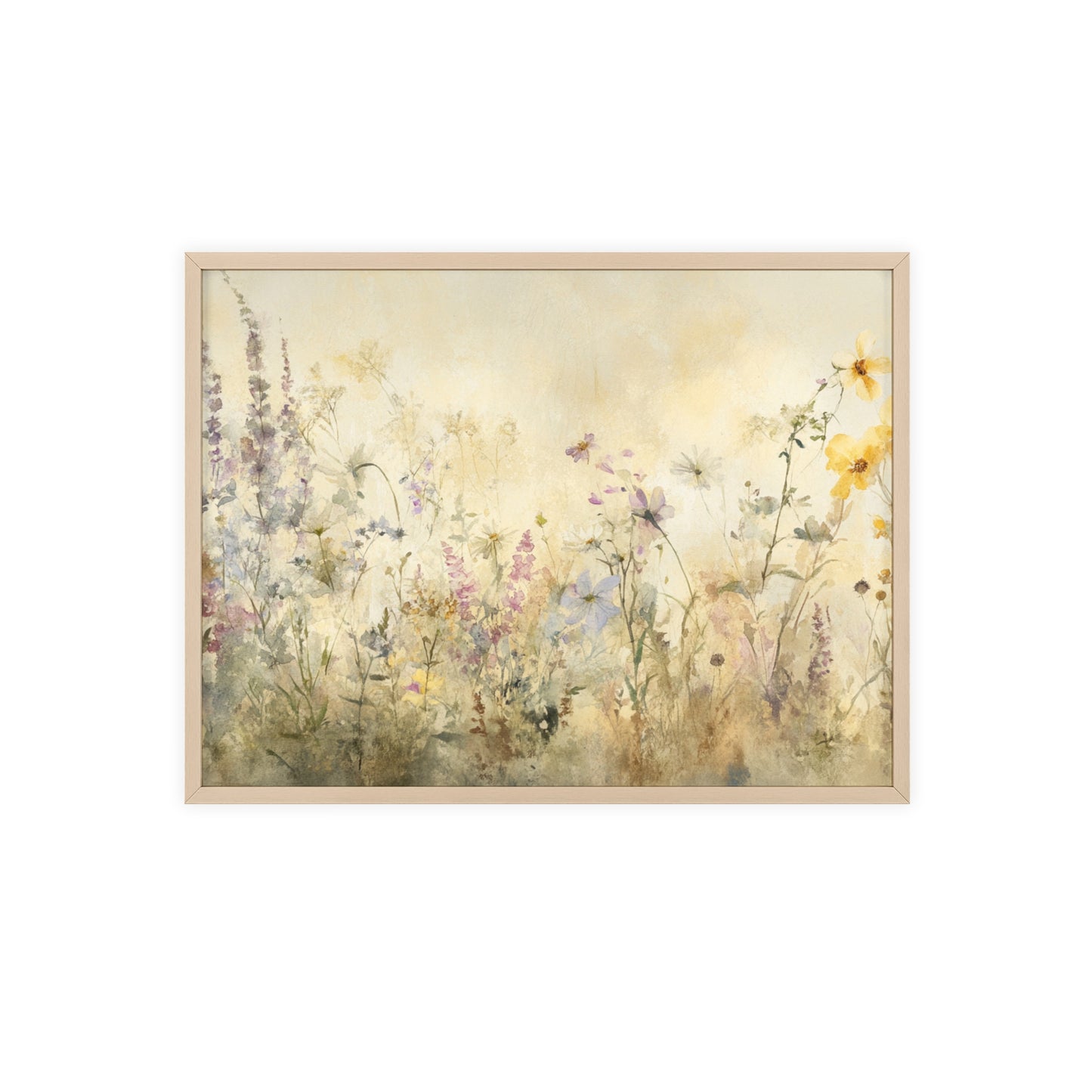 Wildblumen im Wasserfarbenstil