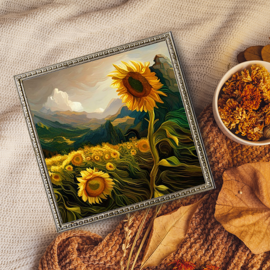 Poster zum Download - Sonnenblumendesign