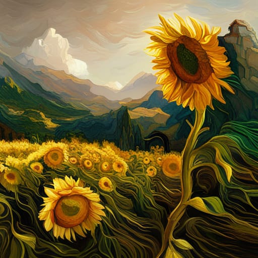 Poster zum Download - Sonnenblumendesign